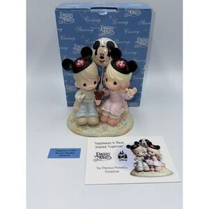 Precious Moments Disney Happiness Is Best Shared Together Mickey Figurine